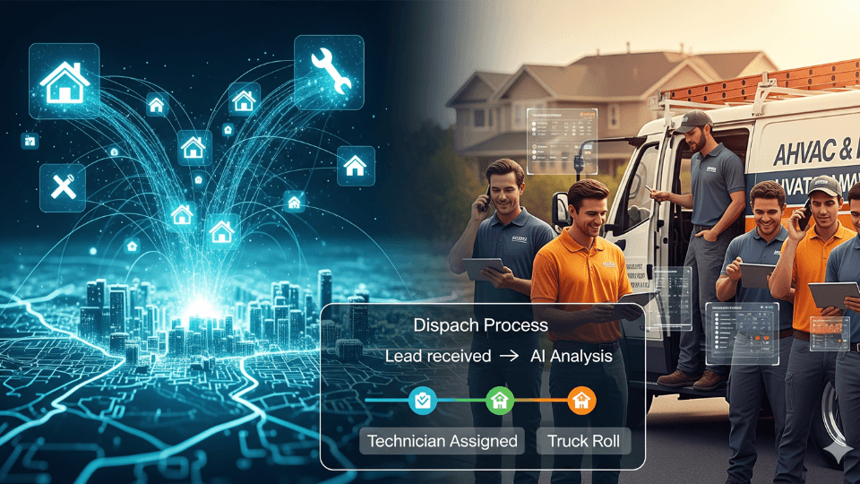 Roofing &#038; HVAC Dispatch: From Lead to Truck Roll with AI