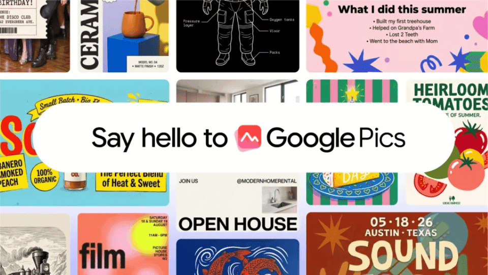 Prompt to Publish: Google Pics Takes Aim at Canva With Automated Visual Generation